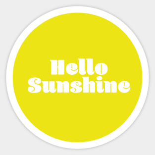 Hello Sunshine Sticker